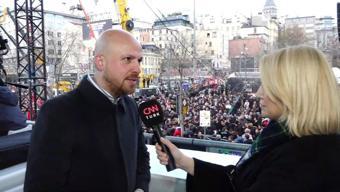 Galata Köprüsünden dünyaya mesaj: STKlar şehitler ve Gazze için bir arada
