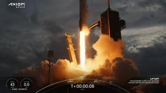 O AN: Türkiye’nin ilk astronotu böyle fırlatıldı