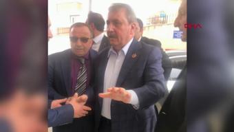 SON DAKİKA: BBP Genel Başkanı Mustafa Desticinin de içinde bulunduğu makam aracı kaza yaptı