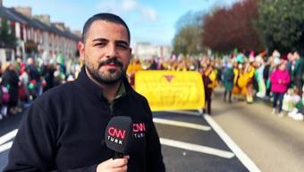 İrlanda Aziz Patrik Günü’nü kutladı... O anları CNN TÜRK görüntüledi