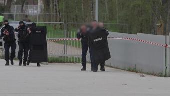 Fransız polisinden terör tatbikatı