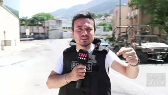 Yayın sırasında patlama sesleri Hizbullah-İsrail gerilimi sürüyor...