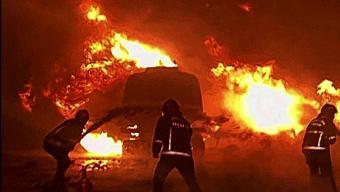 Yer: Şanlıurfa... Akaryakıt tankerleri çarpıştı: 1 ölü