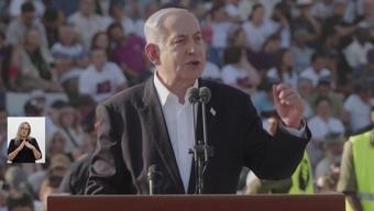 Ateşkes için tepki çeken şart Netanyahuya protesto: UTAN