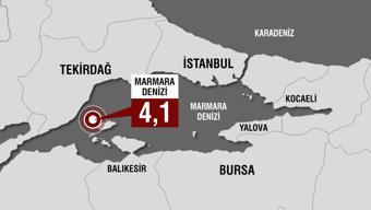 Son dakika Marmara Denizinde korkutan deprem