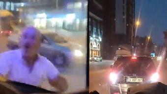 Ambulansın önünü kesip camı yumrukladı | VİDEO HABER