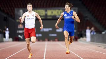 Sırıkla atlama kralı Armand Duplantis, 100 metre koşusunda dünya rekortmenini geçti Video Haber