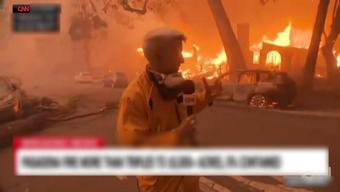 CNN International aktardı: ALEVLERİN TAM İÇİNDEN