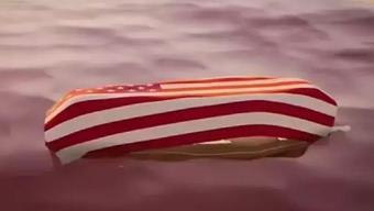 Husilerden Trumpa kanlı tabut videosu