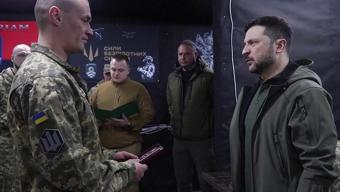 Zelenskiden cephe ziyareti