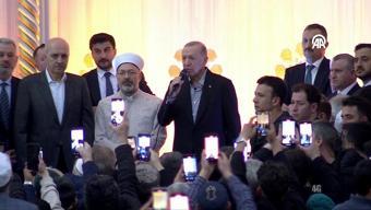 Cumhurbaşkanı Erdoğan, bayram namazı sonrası açıklamalarda bulundu