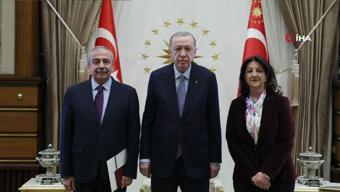 SON DAKİKA... Cumhurbaşkanı Erdoğan, DEM Parti heyetini kabul etti