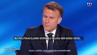 Macron Gazzeye soykırım diyemedi: ‘BUNU SÖYLEMEK BENİM DEĞİL TARİHÇİLERİN İŞİ’
