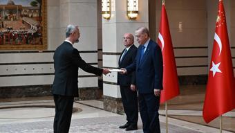 Cumhurbaşkanı Erdoğan, 4 ülkenin büyükelçisini kabul etti