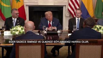 Trump’tan Afrikalı liderleri susturdu: “Sadece isminizi ve ülkenizi söyleyin”
