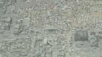 GAZZE HARİTADAN SİLİNİYOR: CNN yıkımın boyutunu görüntüledi