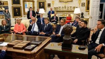 Dünyayı bu yapay zeka görseliyle kandırdılar | Trump liderleri kapıda mı bekletti