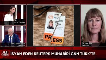 Reuters muhabiri Filistinde yaşananlara sessiz kalamadı Valerie Zink CNN TÜRKe konuştu