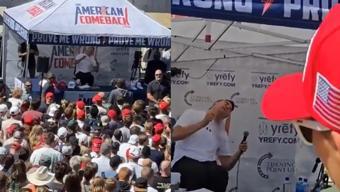 Trumpa yakınlığıyla biliniyor Konuşma yaparken boynundan vuruldu