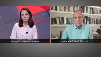 Eski Yunan Maliye Bakanı CNN TÜRKte:Blair mahkemede olmalı, Gazzede değil