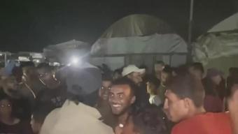 Gazze halkı ateşkesi kutladı