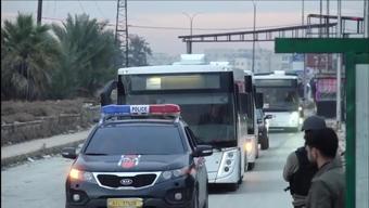 O anlar CNN TÜRKte: YPGliler otobüslerle kentten çıkarıldı