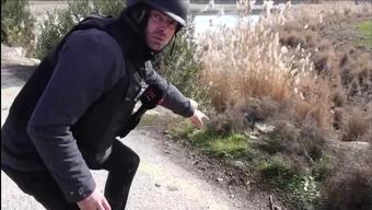 YPG Süleyman Şah Türbesine giden yolu mayınlarla kaplamış