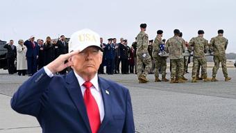 İran savaşında ölen 6 ABD askerinin cenazesini Trump karşıladı