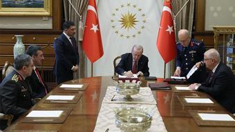 SON DAKİKA... Cumhurbaşkanı Erdoğan başkanlığındaki Yüksek Askeri Şura sona erdi Kararlar açıklandı