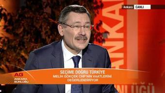 Melih Gökçek Ankara Günlüğü’ne konuk oldu