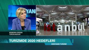 Turizmde 2020 hedefleri