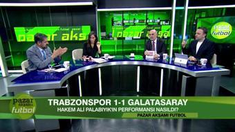 Trabzonspor 1-1 Galatasaray, Göztepe 2-2 Fenerbahçe maçlarının analizi Pazar Akşamı Futbol'da ekrana geldi