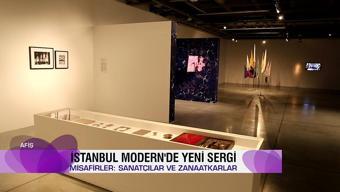 Afiş, İstanbul Modern'de açılan Misafirler: Sanatçılar ve Zanaatkar sergisini gezdi