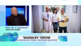 Prof. Dr. Cenişbek Nazaraliev, alkol ve madde bağımlılığı tedavi yöntemini Klinik'te anlattı