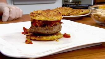 Chipotle soslu patates burger tarifi