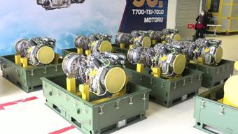Yerli helikopter için 50inci motor üretildi
