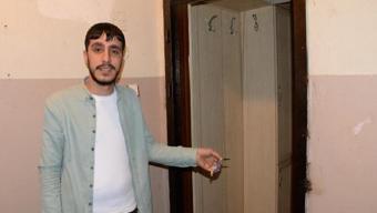 Evde bir şey bulamayınca daire kapısını çaldılar