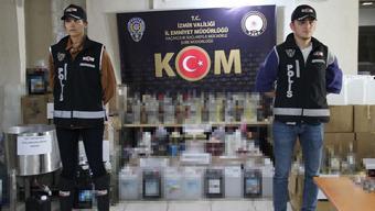 İzmirde yılbaşı öncesi 52 sahte içki operasyonu