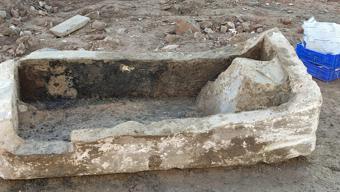 Büyükçekmece’de bulunan lahit Roma dönemine ait çıktı