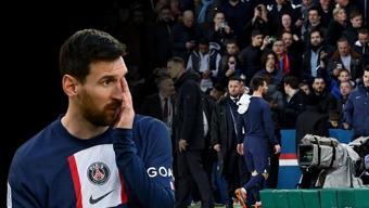 PSG taraftarından Messiye büyük şok Yuhalandı