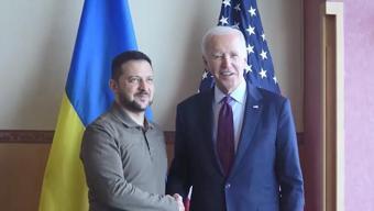 Biden ve Zelenskiden G7 görüşmesi