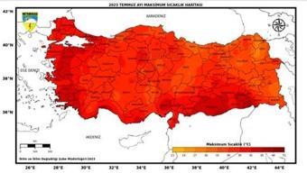 Meteorolojiden temmuz ayı raporu: 12 noktada ekstrem sıcaklıklar yaşandı