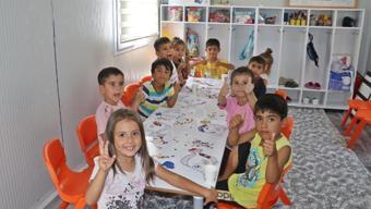 Diyarbakır’daki konteyner kentte kalan 640 öğrenci ders başı yaptı