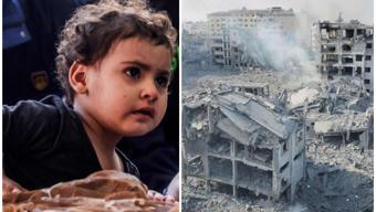 Gazzede on binler hastanelere sığındı