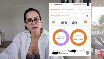 Sosyal medya fenomeni Eylül Öztürk aylık gelirini açıkladı