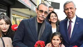 Mansur Yavaş ve Erdal Beşikçioğlundan esnaf ziyareti