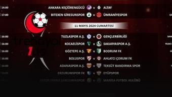Trendyol 1. Lig’de son hafta programı açıklandı