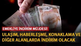 Emeklilere indirim müjdesi 2024 Bu yıl emeklilere hangi indirimler olacak