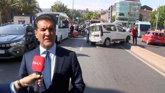 Kadıköyde zincirleme kaza: Mustafa Sarıgül de oradaydı 3 kişi yaralandı...