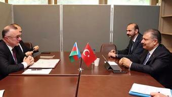 Bakan Koca İsviçrede mevkidaşları ile bir araya geldi